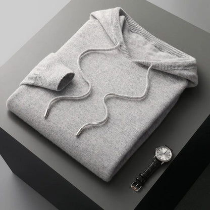 Felix - Soft Knit Fabric Winter Hooded Jumper