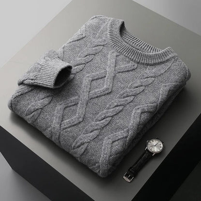 Stanley - Soft Textured Chunky Knit Jumper