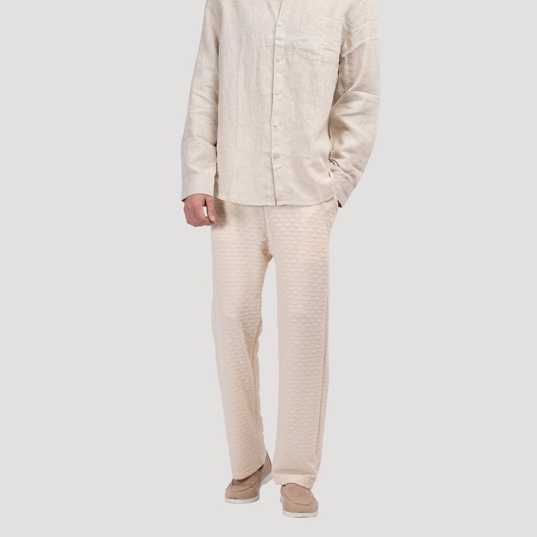 Fabius - Textured Summer Pants Men