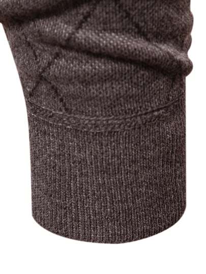 Lightweight Half-zip Knitted Jumper Men