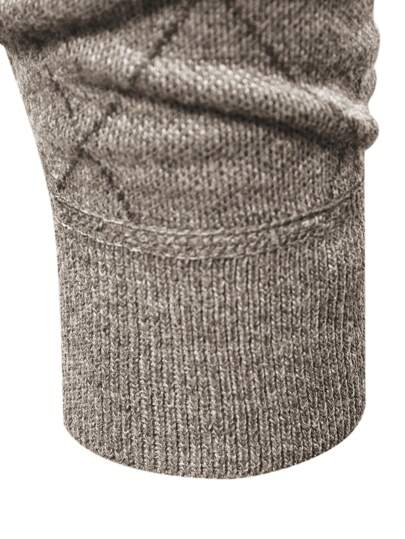 Lightweight Half-zip Knitted Jumper Men