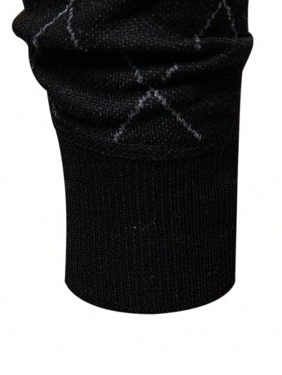 Lightweight Half-zip Knitted Jumper Men
