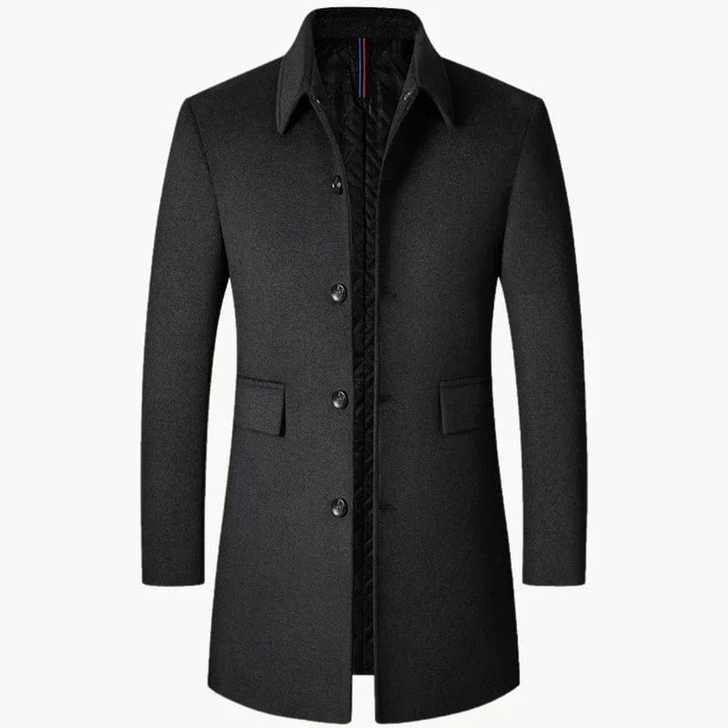 Old Money Tailored Winter Overcoat