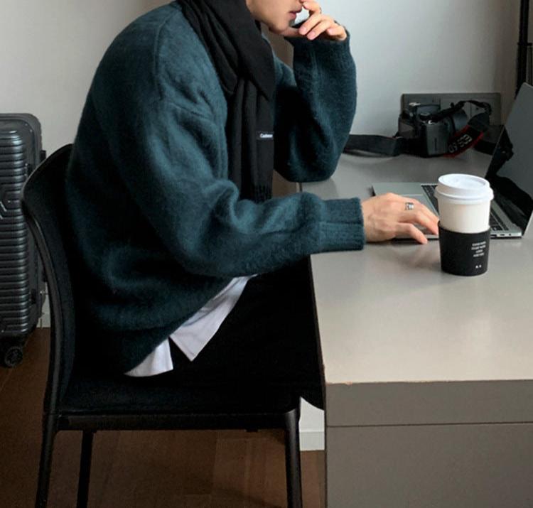 Casual Korean Oversized Knitwear Cardigan