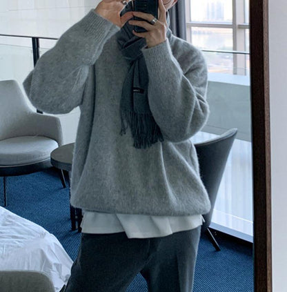 Casual Korean Oversized Knitwear Cardigan