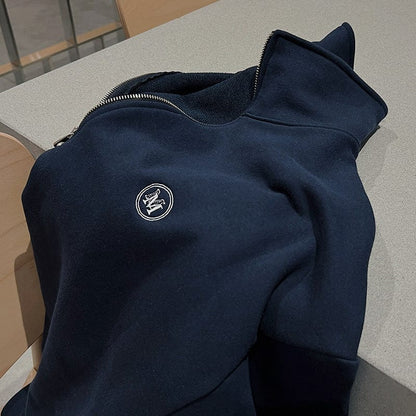 Modern Half-Zip Jumper for Men