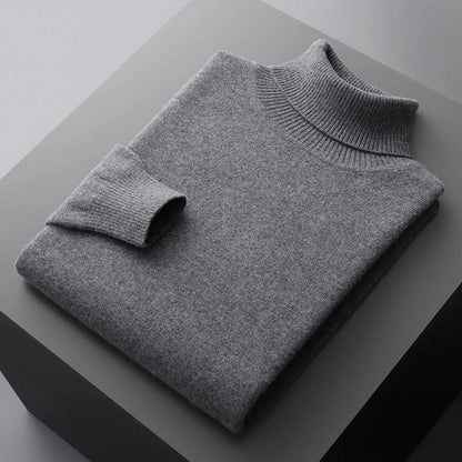 Merino - Classy Knitted Roll Neck Jumper Men