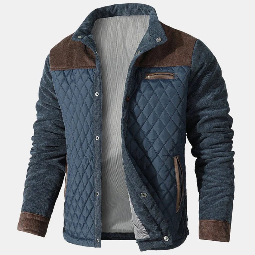 Simeon - Classic Warm Buttoned Mens Jacket