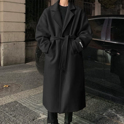 Old Money Tailored Belted Long Coat