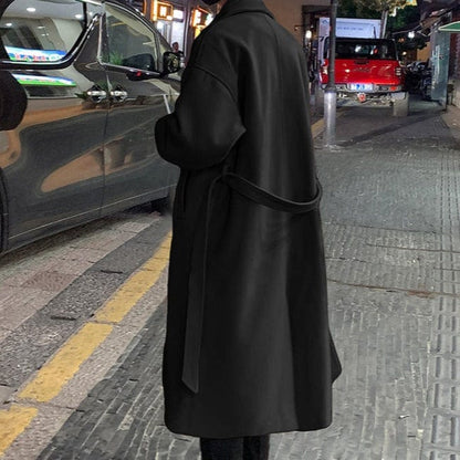 Old Money Tailored Belted Long Coat