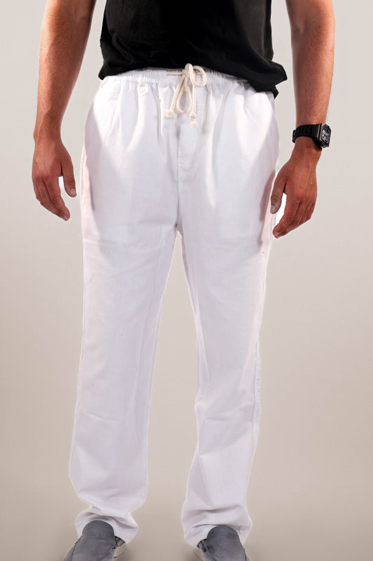 Arjun - Classic Cotton-Linen Trousers Mens