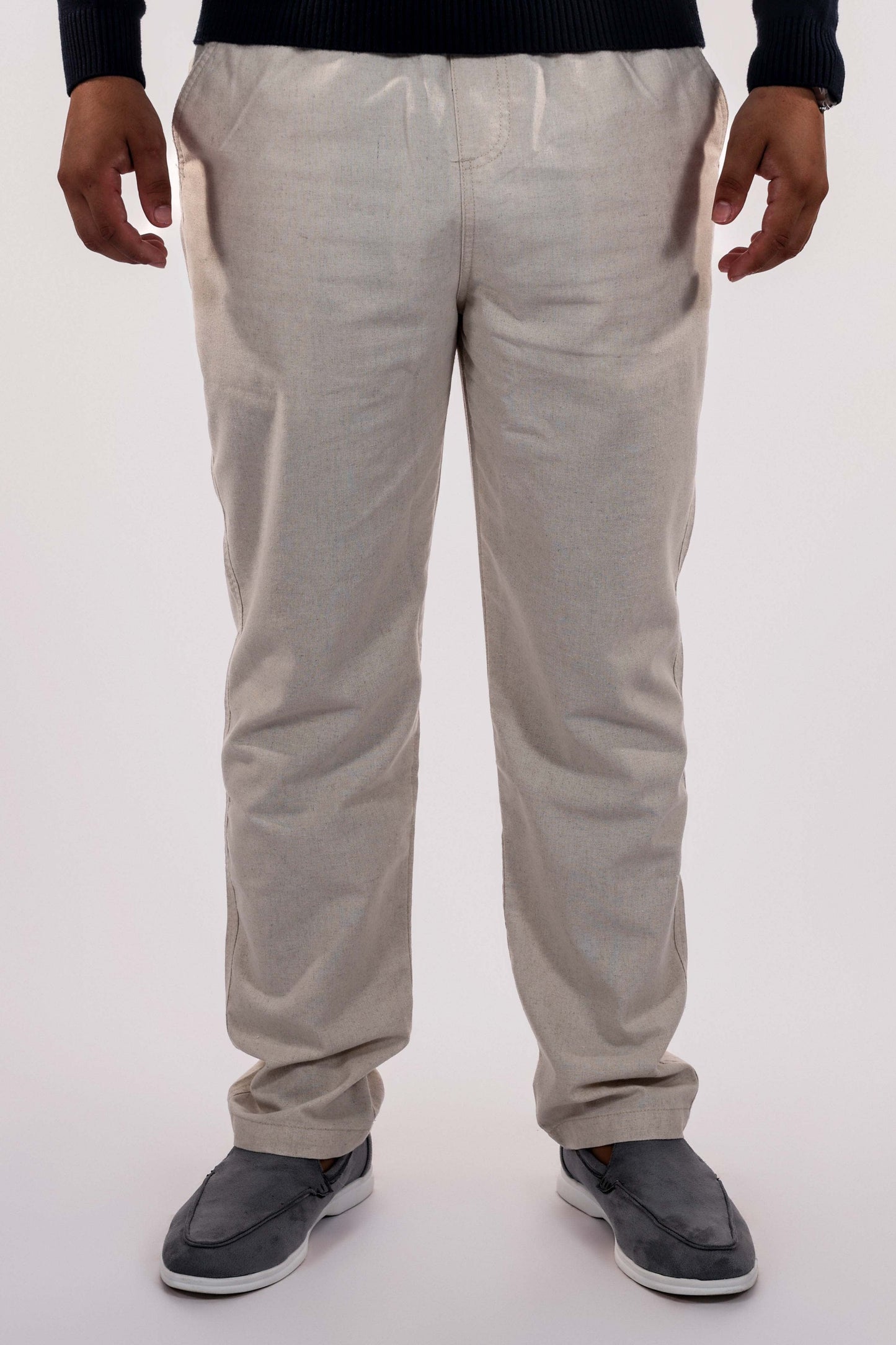 Arjun - Classic Cotton-Linen Trousers Mens