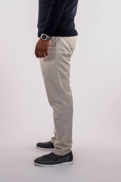 Arjun - Classic Cotton-Linen Trousers Mens
