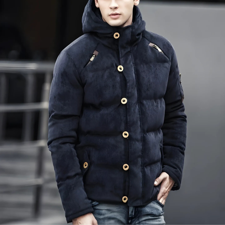 Cevori Relaxed Fit Insulated Insulated Padded Coat