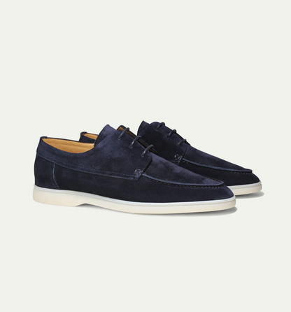 Men’s Suede Lace Up Derby Boat Hybrid Shoes
