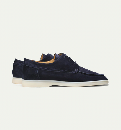Men’s Suede Lace Up Derby Boat Hybrid Shoes