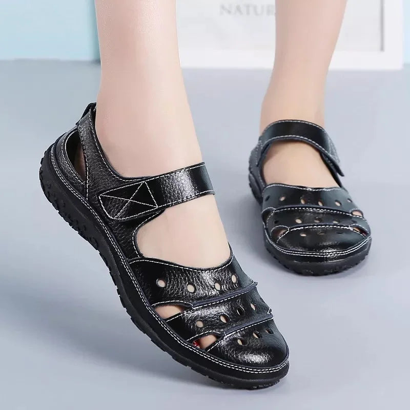 Marlowe Sandals | Cushioned Insole Adjustable Velcro Sandals