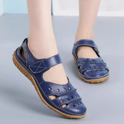 Marlowe Sandals | Cushioned Insole Adjustable Velcro Sandals