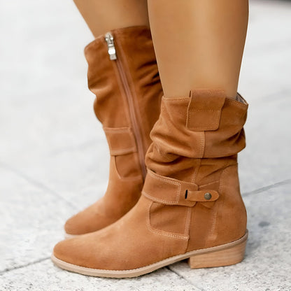 Sophie Martel | Luna low heel orthopedic boots