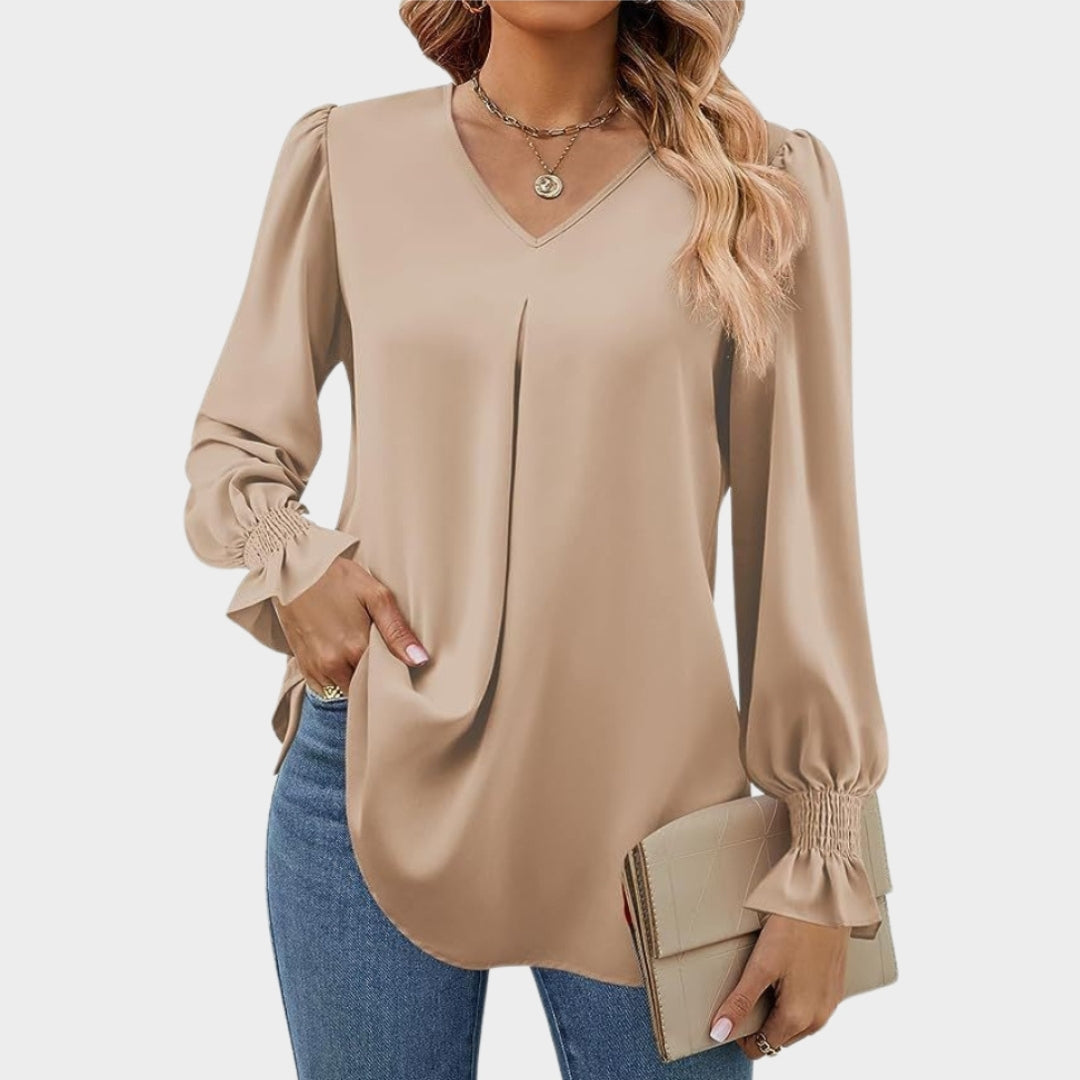 Martha – Women’s V-Neck Blouse
