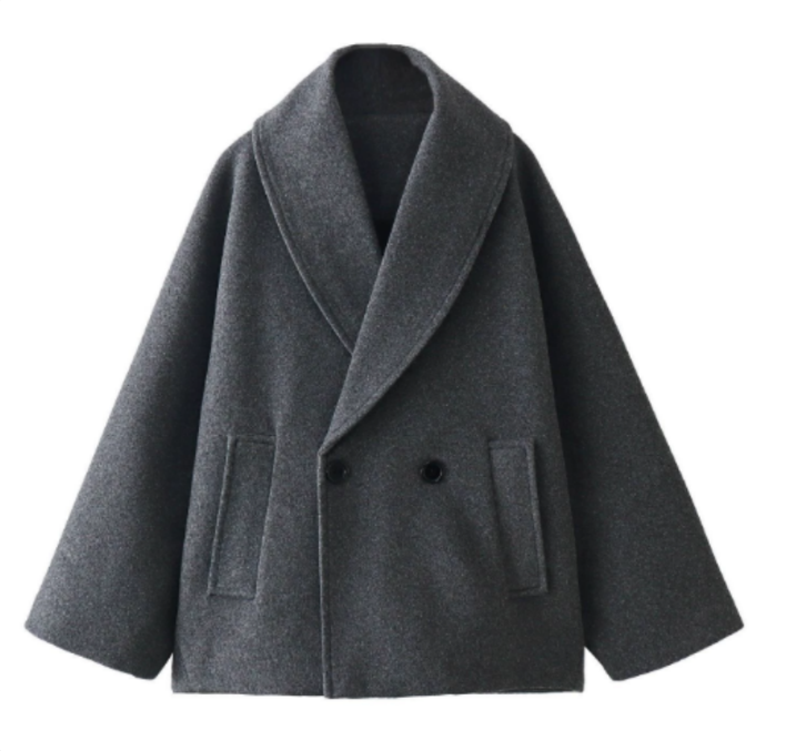 Women's Large Fitted Winter Coat - BritishElegance