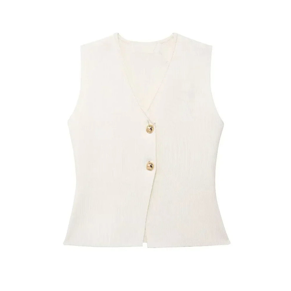 Matilda Top | Women's Sleeveless Gilet Top