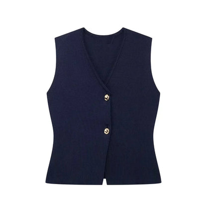 Matilda Top | Women's Sleeveless Gilet Top