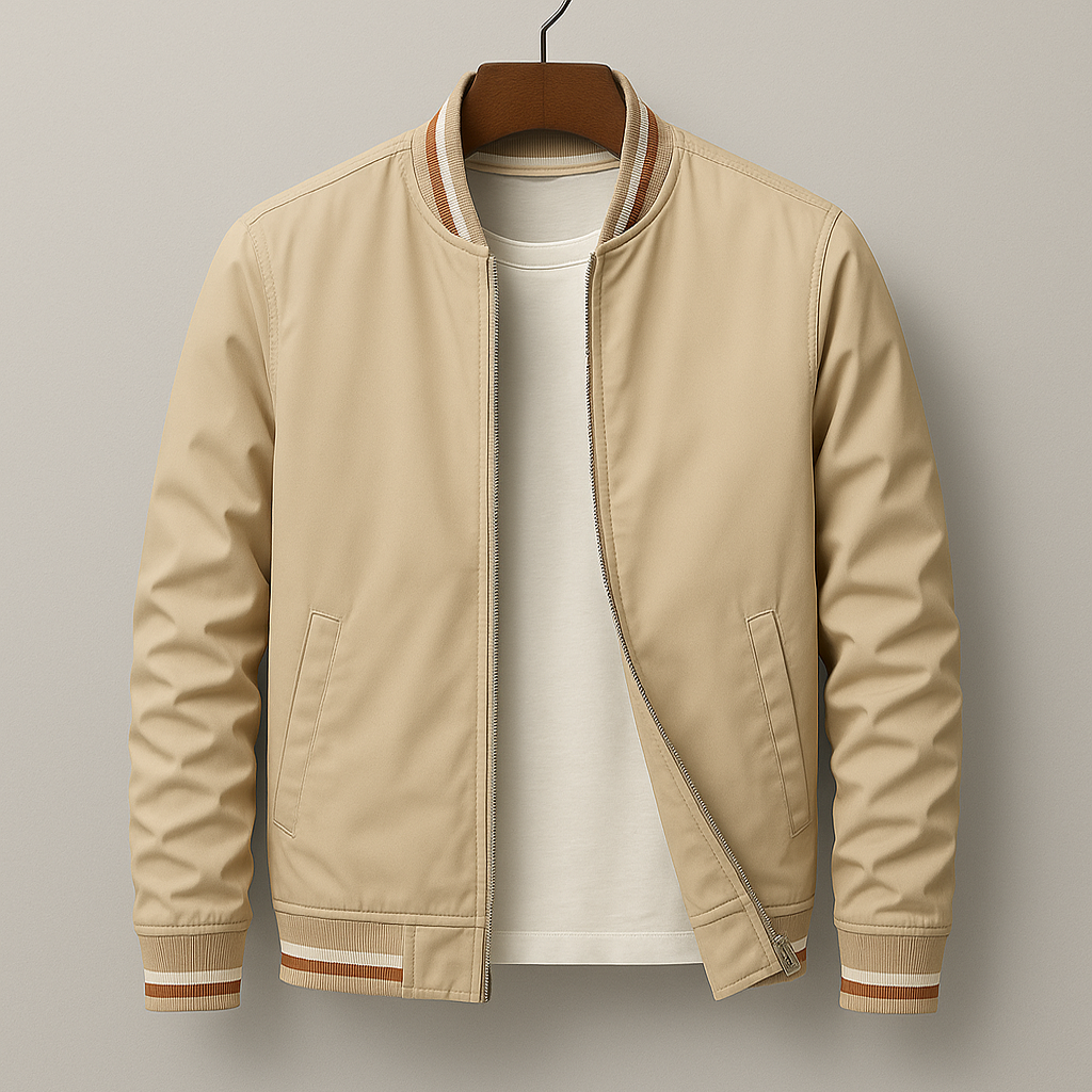 Matteo | Men’s Autumn Bomber Jacket with Modern Tailored Fit