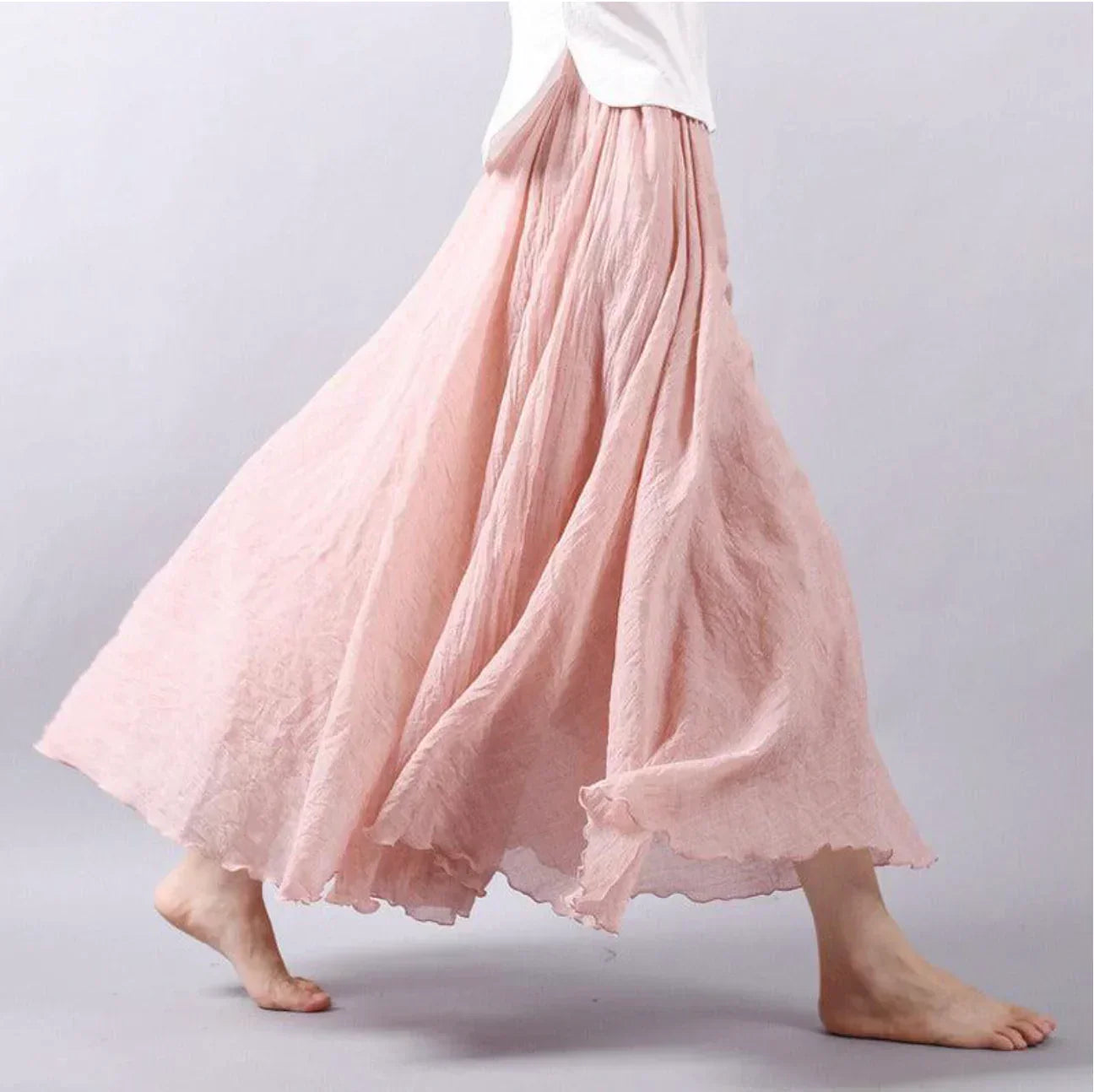 Bohemian Long Flowy Skirt