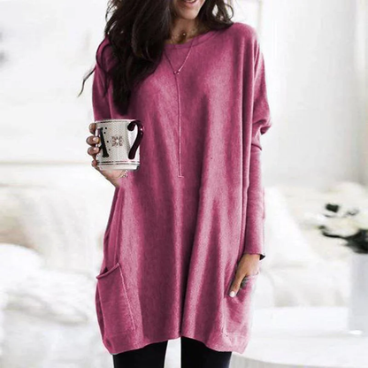 Mckenzie – Oversized Pocket Sweater Tunic