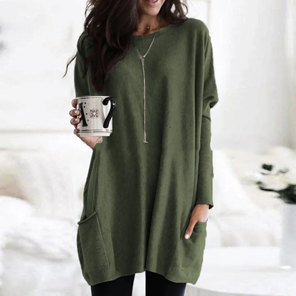 Mckenzie – Oversized Pocket Sweater Tunic