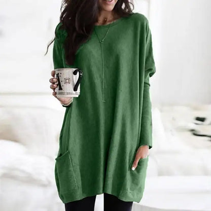 Mckenzie – Oversized Pocket Sweater Tunic