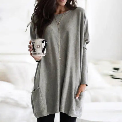 Mckenzie – Oversized Pocket Sweater Tunic
