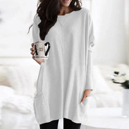 Mckenzie – Oversized Pocket Sweater Tunic