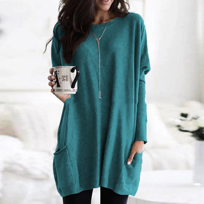 Mckenzie – Oversized Pocket Sweater Tunic