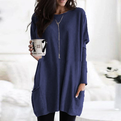 Mckenzie – Oversized Pocket Sweater Tunic