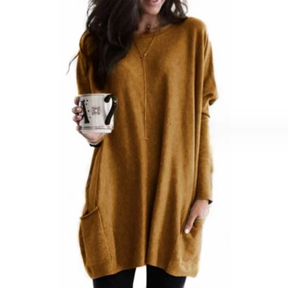 Mckenzie – Oversized Pocket Sweater Tunic