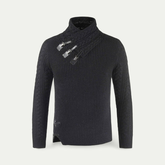 Men’s Chunky Knit Toggle Sweater