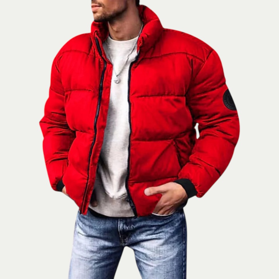 Men’s Cropped Slim Puffer Jacket