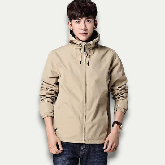 Men’s Minimalist Hooded Technical Jacket