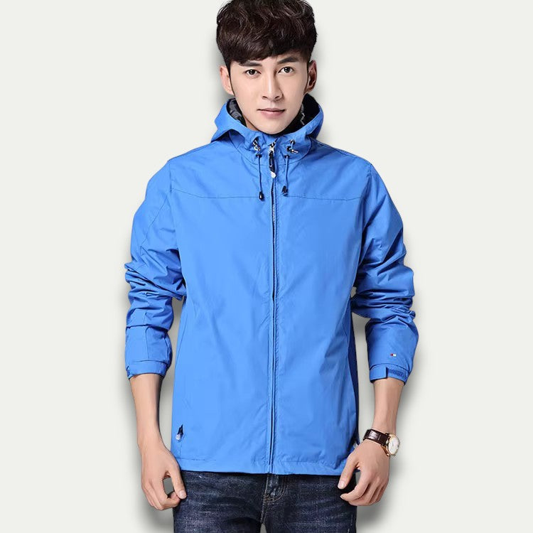 Men’s Minimalist Hooded Technical Jacket