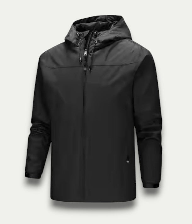 Men’s Minimalist Hooded Technical Jacket