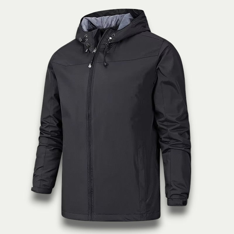 Men’s Minimalist Hooded Technical Jacket