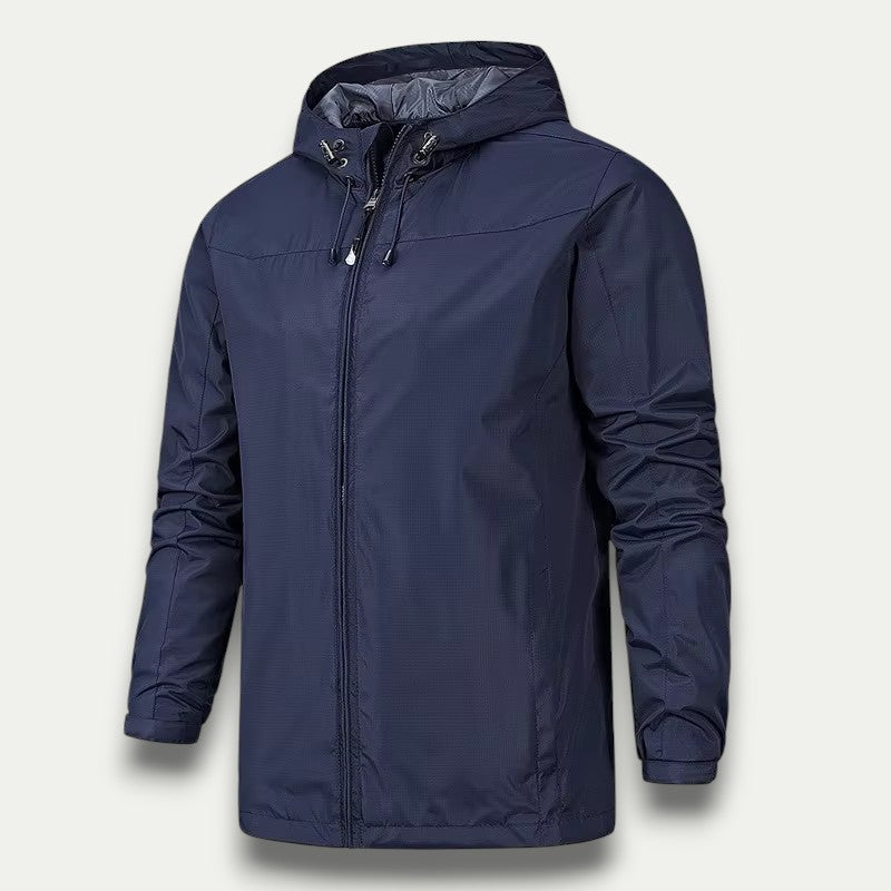 Men’s Minimalist Hooded Technical Jacket