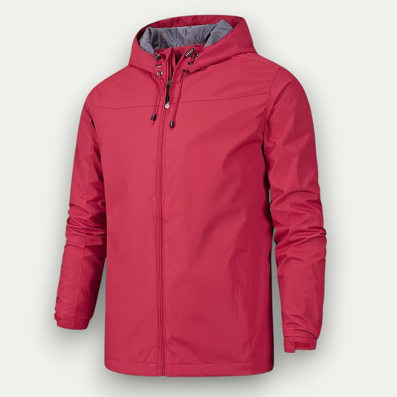 Men’s Minimalist Hooded Technical Jacket