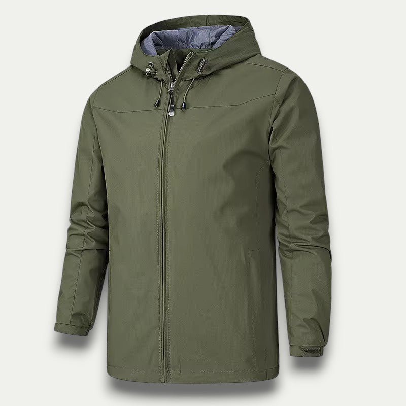 Men’s Minimalist Hooded Technical Jacket