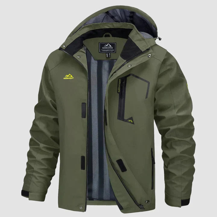Waterproof Men's Breathable Hooded Rain Coat
