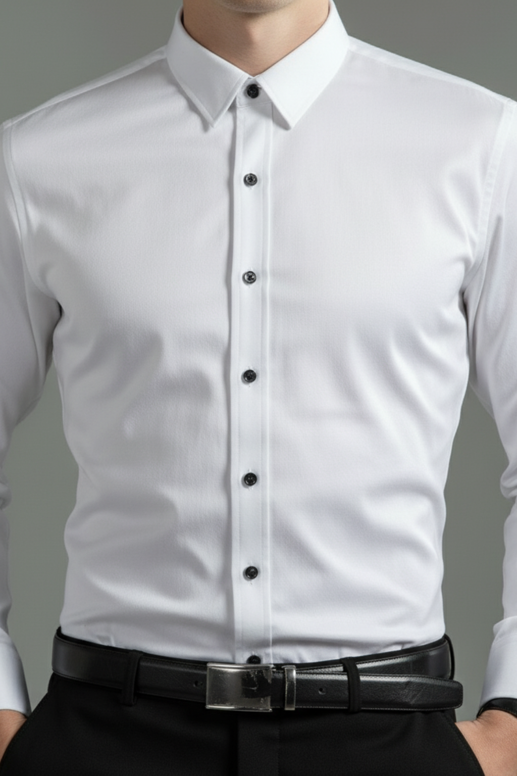 Men’s Tailored Button Down Dress Shirt