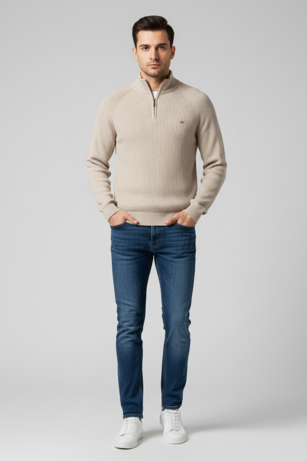 Men’s Classic Fit Half-Zip Sweater