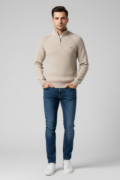 Men’s Classic Fit Half-Zip Sweater